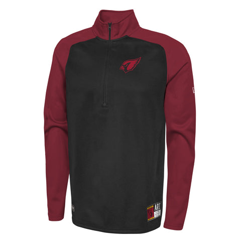 New Era NFL Men's Arizona Cardinals O'line Half Zip Pullover
