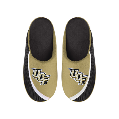 FOCO NCAA Men's UCF Knights 2022 Big Logo Color Edge Slippers