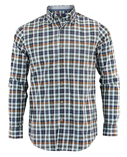 Argyle Culture Men's Button Up Checkered Shirt, Multi