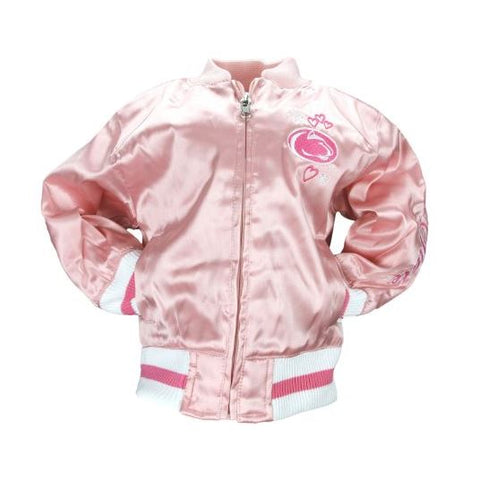 NCAA College Newborn Girls Pennsylvania State University Satin Cheer Jacket