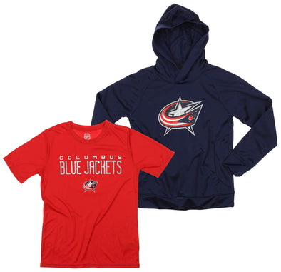 OuterStuff NHL Youth Columbus Blue Jackets Team Performance Hoodie Combo Set