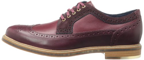 Cole Haan Men's Cooper SQ Wingtip Oxfords Shoes, Tawny Port