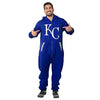 Forever Collectibles MLB Unisex Kansas City Royals One Piece Jumpsuit, Blue