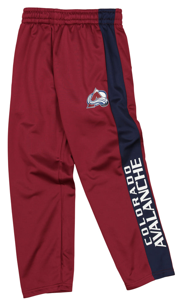 Outerstuff NHL Youth Boys (8-20) Colorado Avalanche Side Stripe Slim Fit Performance Pant
