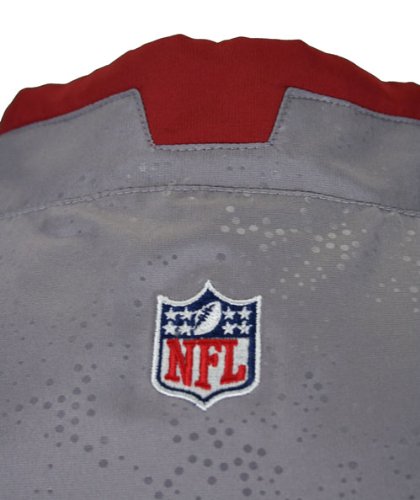 Reebok Mens Arizona Cardinals NFL Football Coaches Solar Vest, Full Zip