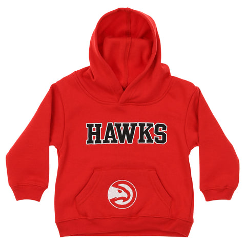 OuterStuff NBA Infant and Toddler's Atlanta Hawks Fleece Hoodie, Red