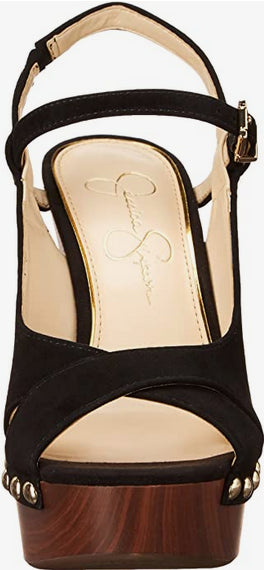 Jessica Simpson Tausen Women's Suede Slingback Platform Wedge Sandals