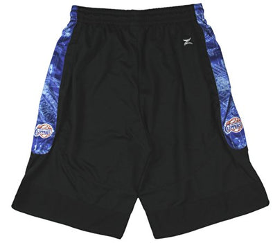 Zipway NBA Men's Los Angeles Clippers Tall Blue Print Mesh Shorts, Black