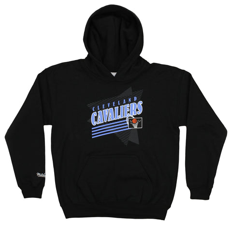 Mitchell & Ness Cleveland Cavaliers NBA Boy's Youth Dimension Fleece Hoodie, Black