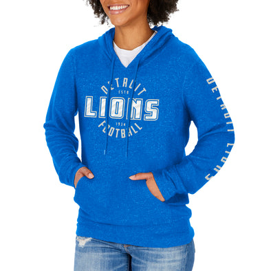 Zubaz NFL Football Men's Detroit Lions Zebra Accent Solid Hoodie – Fanletic