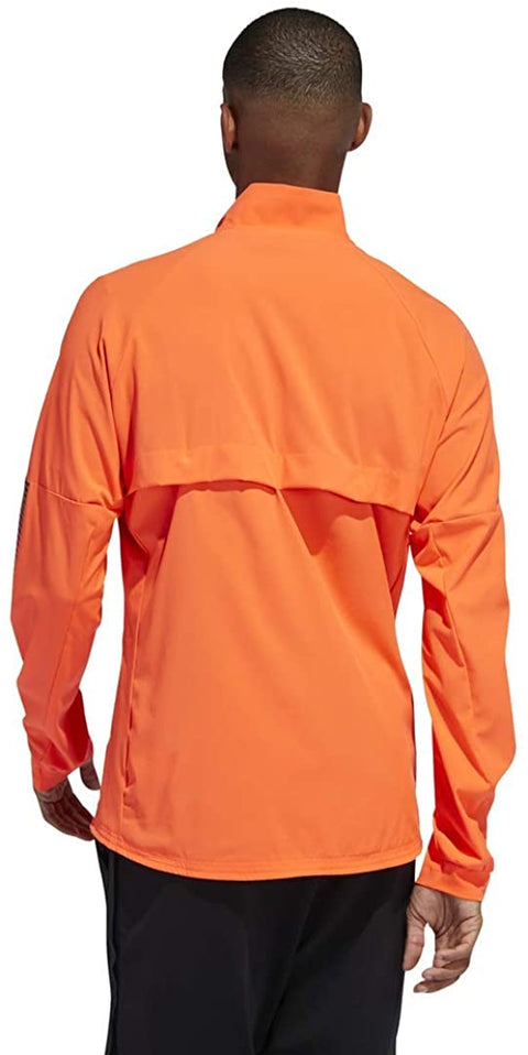 adidas Men's Rise Up N Run Jacket, Solar Red/Black