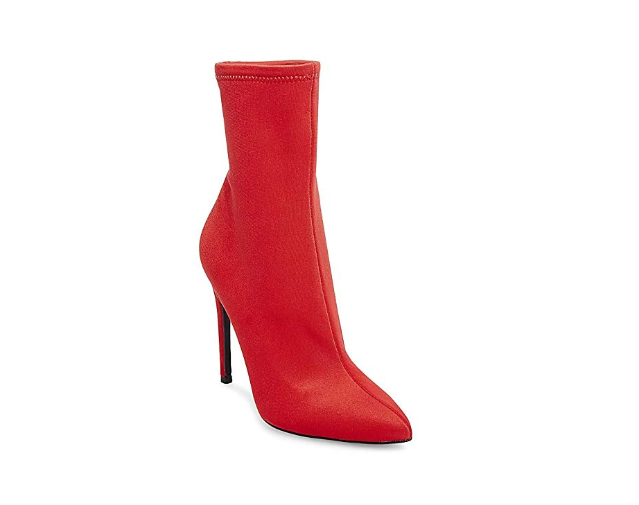 Red booties 2025 steve madden