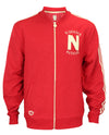 NCAA Men's Nebraska Cornhuskers Vintage Homecoming Track Jacket, Red