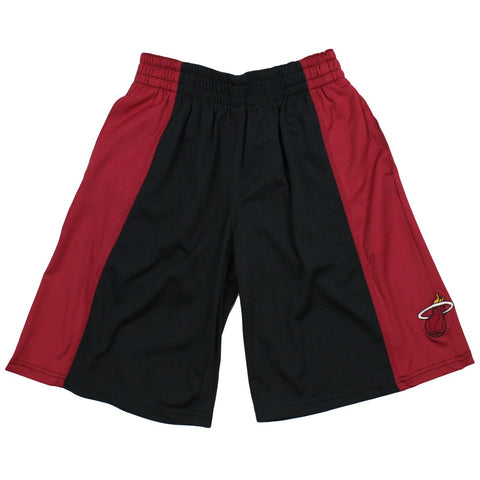 Zipway NBA Basketball Big Boys Miami Heat Team Color Shorts - Black