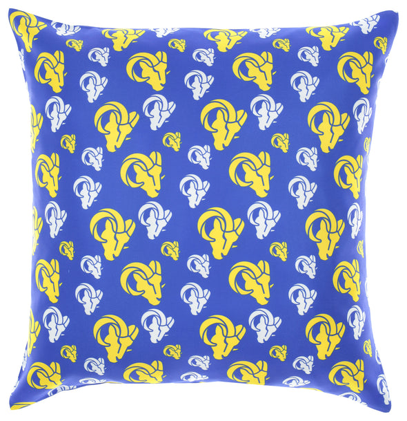 FOCO NFL Los Angeles Rams 2 Pack Couch Throw Pillow Covers, 18 x 18
