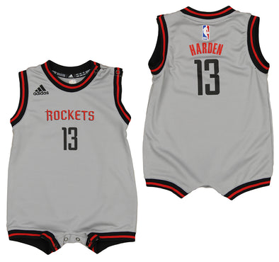 Adidas NBA Infants Houston Rockets James Harden #13 Alternate Romper, Gray