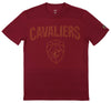 FISLL NBA Basketball Men's Cleveland Cavaliers Short Sleeve Perforated T-Shirt