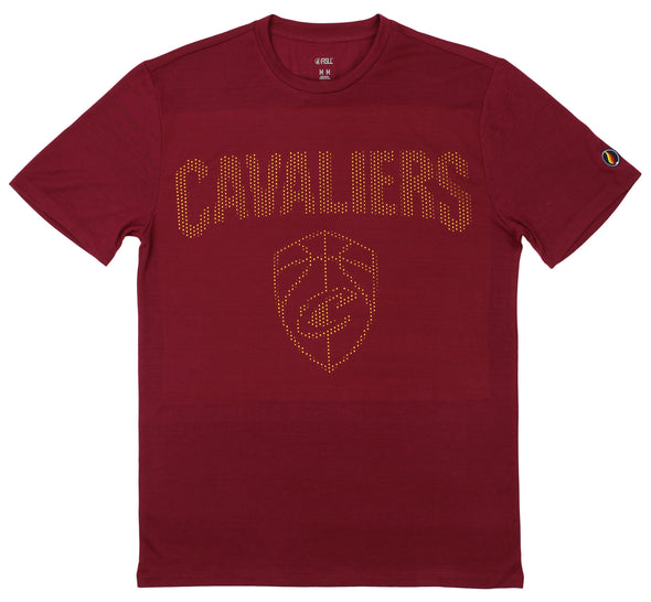 FISLL NBA Basketball Men's Cleveland Cavaliers Short Sleeve Perforated T-Shirt
