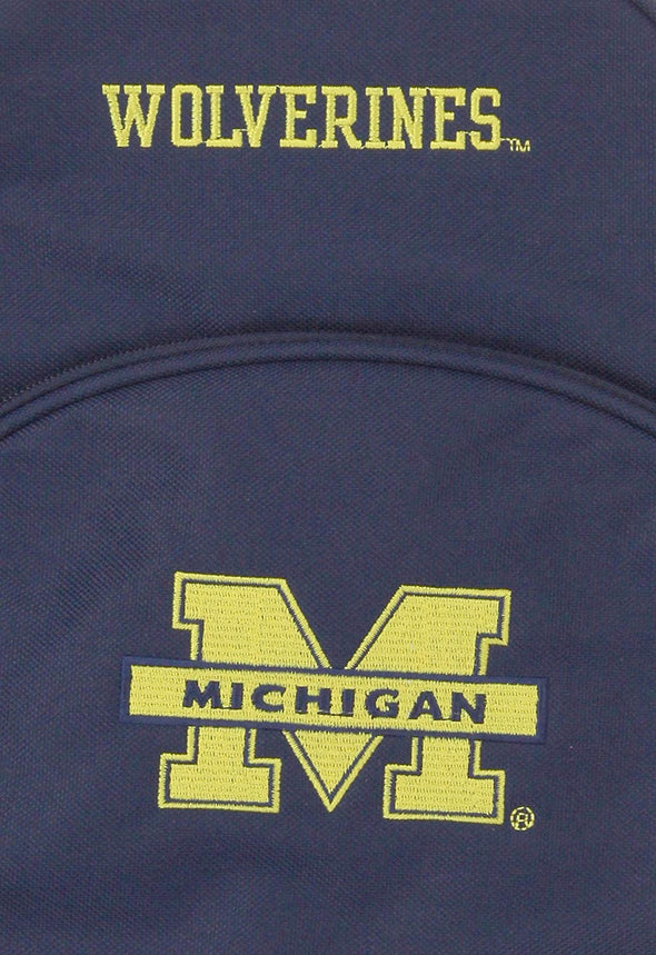 Michigan Wolverines NCAA Kids Mini Backpack School Bag, Navy