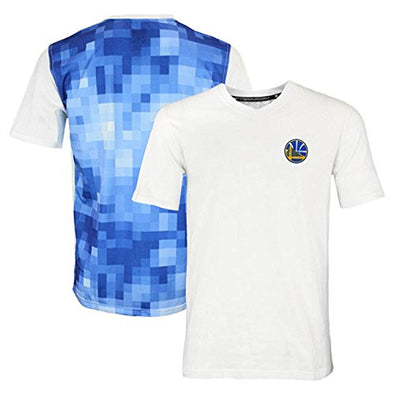 Zipway NBA Men's Golden State Warriors Pixel V-Neck Short Sleeve T-Shirt