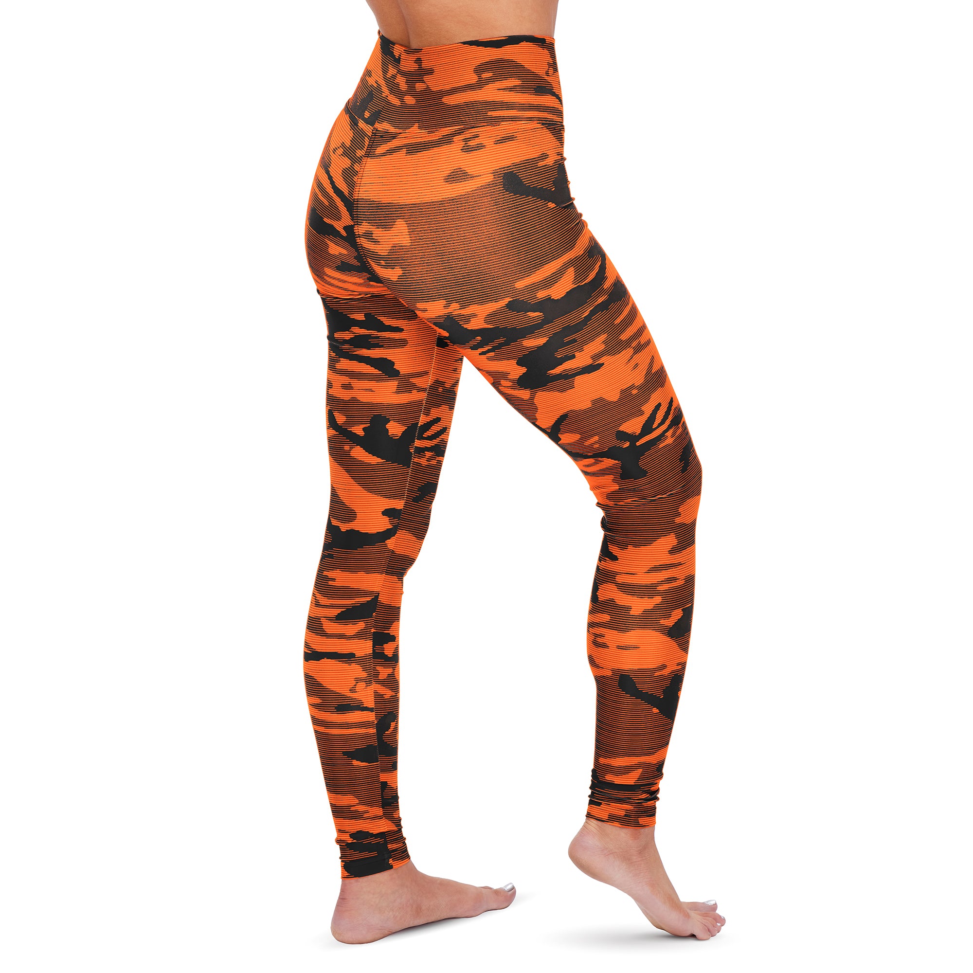 Zubaz NFL Cincinnati Bengals Women's Team Column Leggings