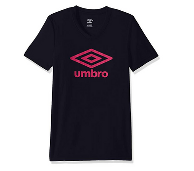 Umbro Youth Girls Logo Climate Short Sleeve Tee, Color Options
