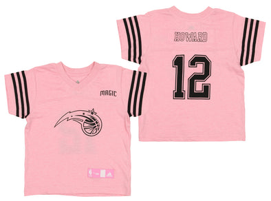 Adidas NBA Little Girls (4-6X) Orlando Magic Dwight Howard #12 Fashion Jersey Shirt, Pink