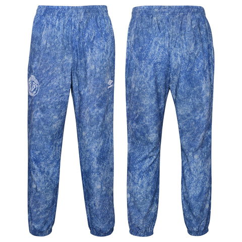 Men In Blazers (MIB)x Umbro 22 Wind Pant, Denim/White