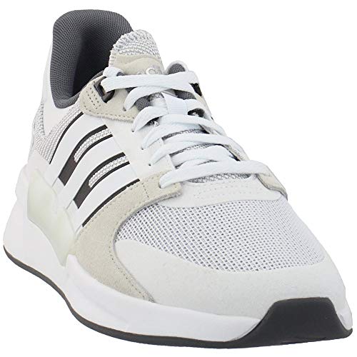 Adidas Men's Run90s Athletic Sneakers, Cloud White/Raw White/Black