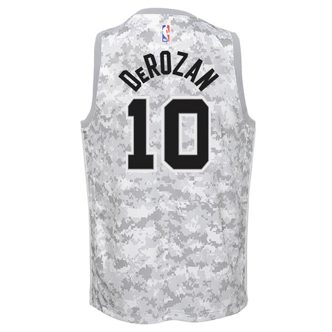 Nike NBA Youth San Antonio Spurs Demar Derozan #10 Swingman City Edition Jersey