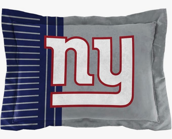 Northwest NFL New York Giants Safety FULL/QUEEN Comforter and Shams