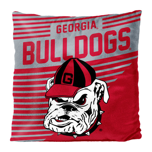 Northwest NCAA Georgia Bulldogs Stripes Throw Pillow,16"X16"