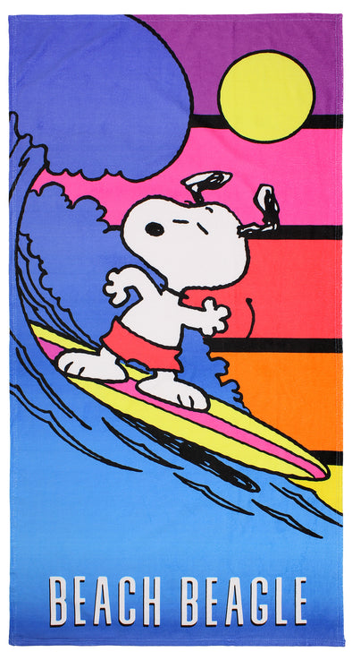 Northwest Peanuts "Beach Beagle" Beach Towel, 30" X 60"
