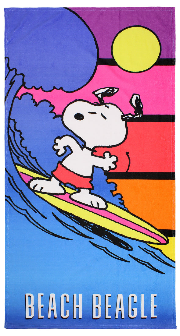 Northwest Peanuts "Beach Beagle" Beach Towel, 30" X 60"
