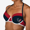 Forever Collectibles NFL Women's Houston Texans Team Logo Swim Suit Bikini Top