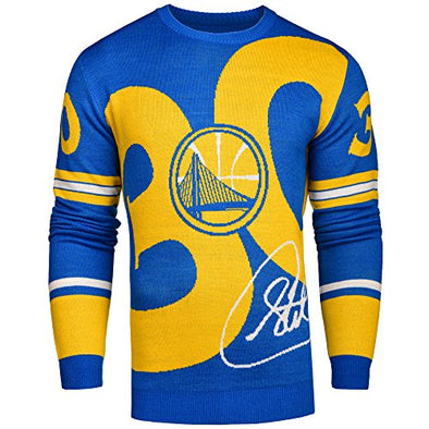 Forever Collectibles NBA Men's Golden State Warriors Stephen Curry #30 Loud Player Sweater
