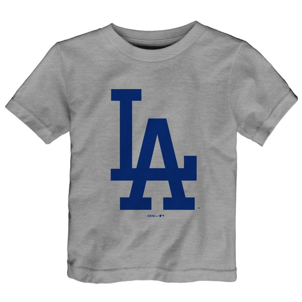 Outerstuff MLB Toddler Los Angeles Dodgers Mascot Heather Grey T-Shirt