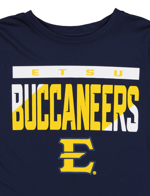 Outerstuff East Tennessee State Buccaneers NCAA Kids (4-7) Short Sleeve Dri-Tek Tee, Blue