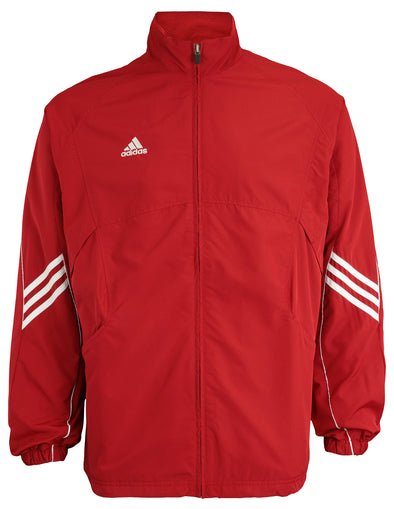 Adidas Climate Lightweight Zip Warm up Jacket, Red