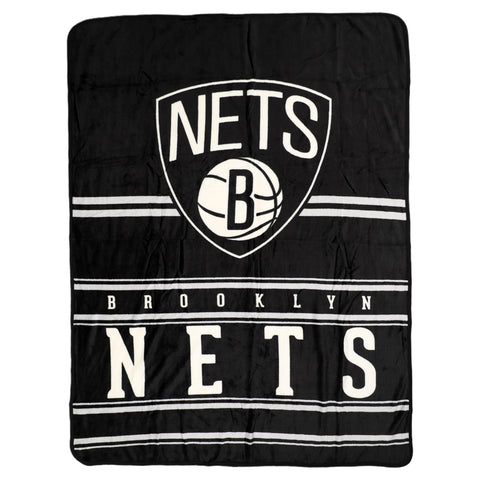 Northwest NBA Brooklyn Nets Dual Vision Silk Touch Throw Blanket, 45in x 60in