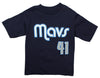 NBA Basketball Toddlers Dallas Mavericks Dirk Nowitzki #41 Player T-Shirt, Navy