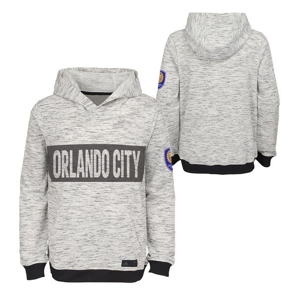 Adidas MLS Youth Orlando City SC Heathered Pullover Hoodie