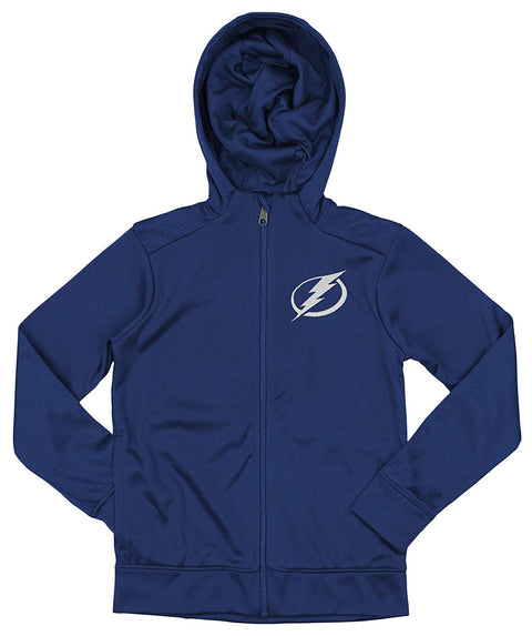 Outerstuff NHL Youth/Kids Tampa Bay Lightning Performance Full Zip Hoodie