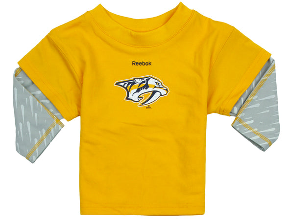 Reebok NHL Hockey Infants Nashville Predators Power Play Pants and Shirt Set