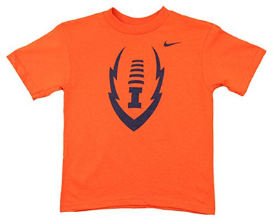 Nike NCAA Kids Illinois Fighting Illini Endzone Tee, Orange