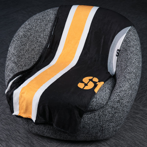 FOCO NFL Pittsburgh Steelers Plush Soft Micro Raschel Throw Blanket, 50 x 60