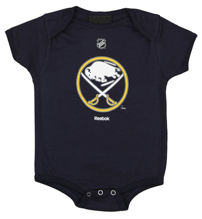 Reebok NHL Infants Buffalo Sabers Team Logo Creeper, Navy