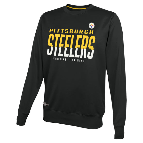 Outerstuff NFL Men's Pittsburgh Steelers Pro Style Performance Fleece Sweater