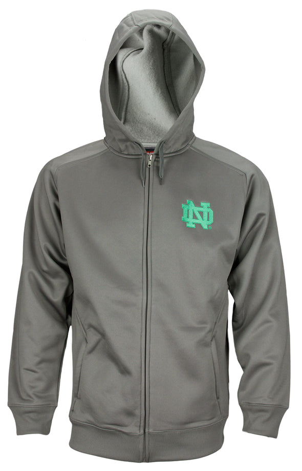 NCAA College Men's Notre Dame Fighting Irish Performance Zip Up Hoodie
