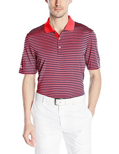 Adidas Golf Men's Performance 3-Color Stripe Polo Shirt, 3 Colors